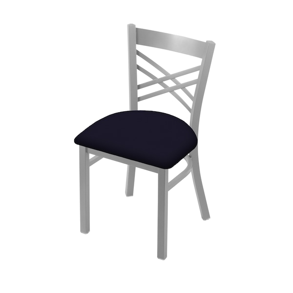 620 Catalina 18" Chair with Anodized Nickel Finish and Canter Twilight Seat